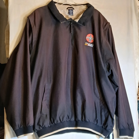 Vantage Other - Vintage Vantage Blue Microfiber Coca Cola Nascar Convertible Jacket Vest XL
